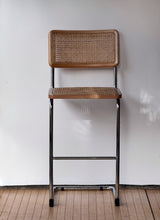 Load image into Gallery viewer, Vintage Inspired Modern Cane Single Stool