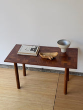 Load image into Gallery viewer, Vintage Danish Woven Parquet Table