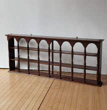 Load image into Gallery viewer, XL Vintage Curio Walnut Shelf