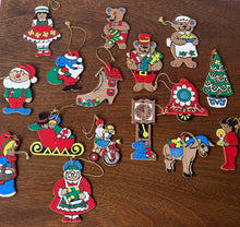 Load image into Gallery viewer, Vintage Wooden Hand Painted Ornaments
