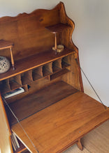 Load image into Gallery viewer, Victorian Antique Oak Secretary Desk