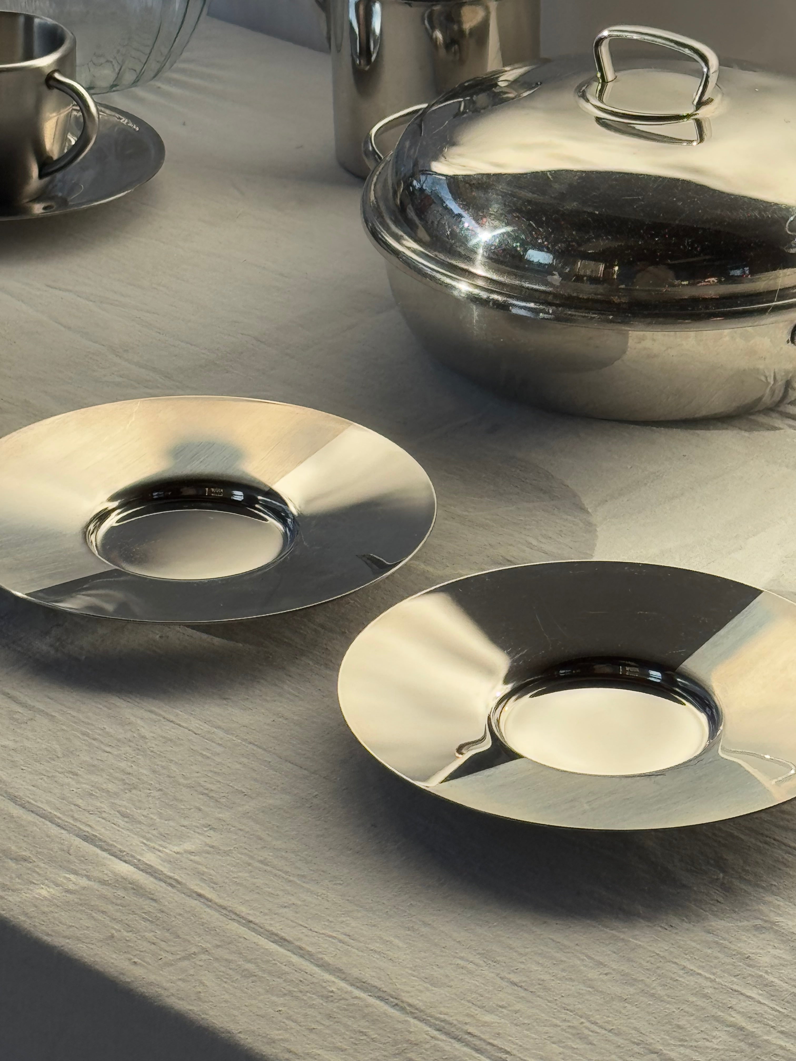 Design Atelier for Nespresso Silver Saucers – The Bohemian Find