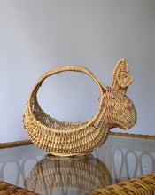 Load image into Gallery viewer, 1980's Wicker Easter Bunny
