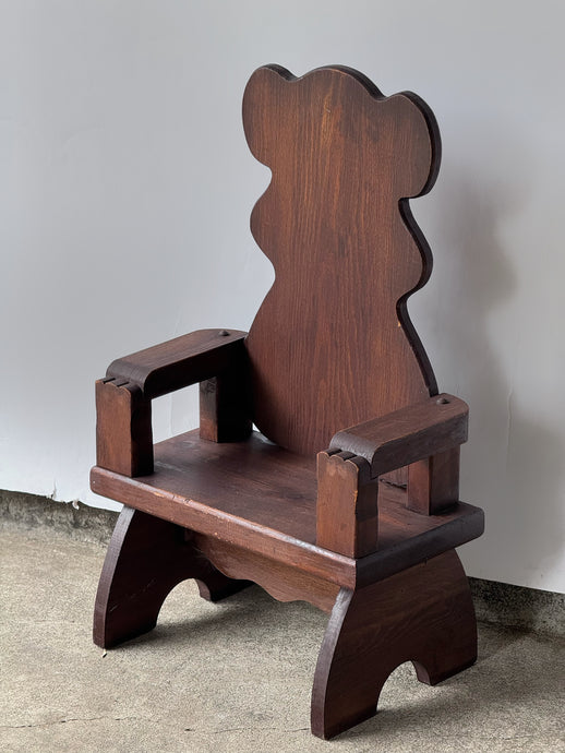 Antique Primitive Handmade Child’s Chair/Plantstand