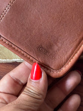 Load image into Gallery viewer, Vintage 1990's Brown Leather Coach Envelope Swing Wallet (Style #4843)