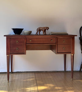 Mid Century Modern Cherry Writing Desk