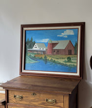 Load image into Gallery viewer, Vintage 1990&#39;s Farmhouse Original Painting