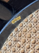 Load image into Gallery viewer, Vintage Black Cane Stool