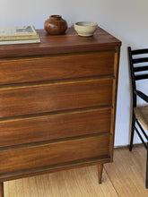 Load image into Gallery viewer, Mid Century Modern Bassett Highboy Dresser