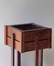 Load image into Gallery viewer, Vintage Folk Wooden Plant Stand