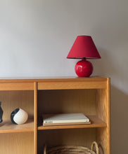 Load image into Gallery viewer, Red Vintage Orb Lamp