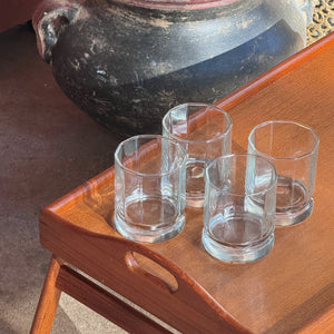 Vintage Anchor Hocking Ser of 4 Old Fashioned Glasses