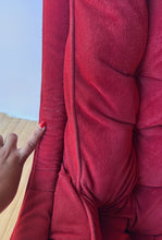 Load image into Gallery viewer, 1970's Tufted Red High Back Lounger