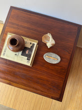 Load image into Gallery viewer, Vintage MCM Walnut Square Storage Table