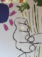 Load image into Gallery viewer, Vintage Framed Picasso ‘Bouquet of Peace’