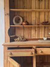 Load image into Gallery viewer, Vintage Solid Pine Hutch