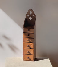 Load image into Gallery viewer, Vintage Wooden Spice and Tea Cabinet