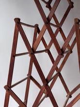 Load image into Gallery viewer, XL Antique Victorian Folding Laundry Drying Rack