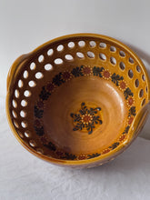 Load image into Gallery viewer, Vintage Pottery Colander Berry Bowl