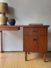 Load image into Gallery viewer, Vintage Walnut MCM Desk