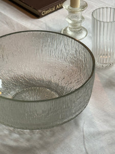 1970’s Indiana Glass Large Textured Glass Bowl