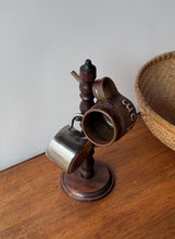 Load image into Gallery viewer, Vintage Wooden Spindle Mug Holder