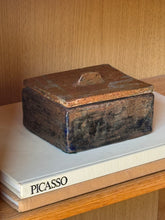 Load image into Gallery viewer, Vintage Studio Pottery Lidded Trinket Box