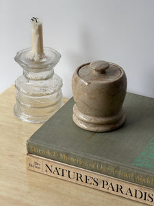 Marble Lidded Jar