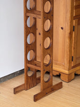 Load image into Gallery viewer, Vintage Oak Freestanding Wine Rack