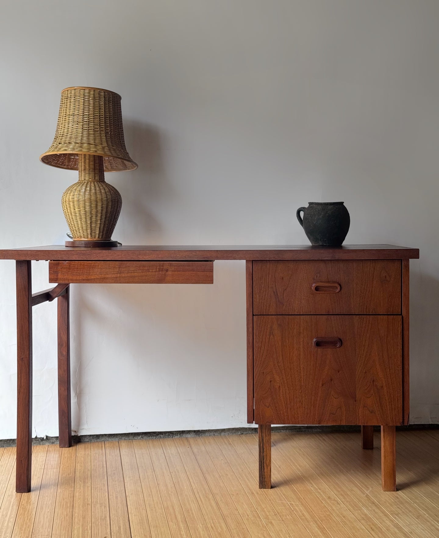 Vintage Walnut MCM Desk
