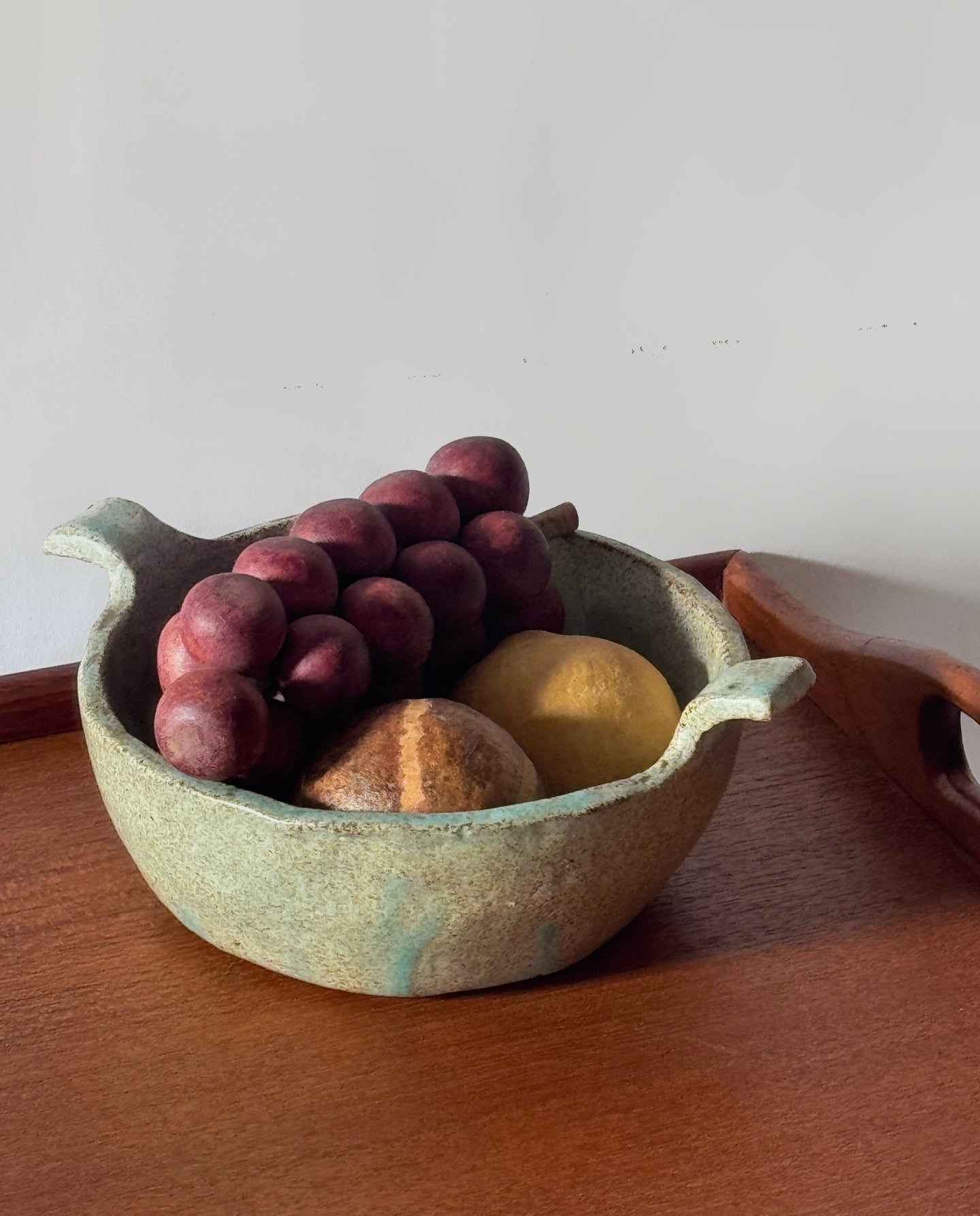 Vintage Studio Pottery Bowl w/ Handles