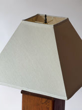 Load image into Gallery viewer, Vintage Wooden Pedestal Lamp