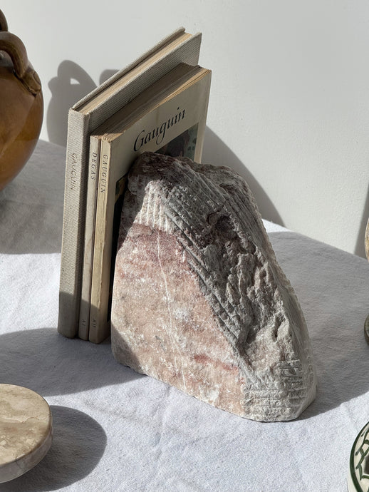 Single Stone Bookend Sculpture