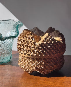 1970’s 2 Piece Hand Crafted Hawaiian Basket