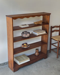 Vintage Scalloped Bookshelf