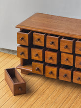 Load image into Gallery viewer, Antique Handcrafted Apothecary Chest of 18 Drawers