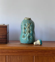 Load image into Gallery viewer, Studio Pottery Altar Bottle with Topper