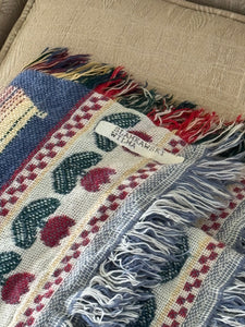 Antique handmade Swedish Baby Blanket