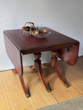 Load image into Gallery viewer, Antique Duncan Phyfe 8 Person Drop Leaf Dining Table