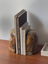 Load image into Gallery viewer, Vintage Onyx Stone Bookends