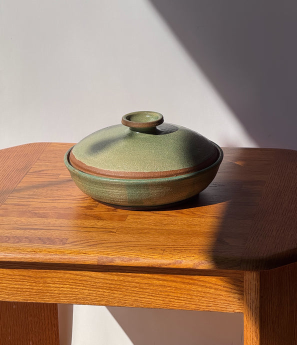 Vintage Hand Thrown Ceramic Dish