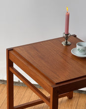 Load image into Gallery viewer, Vintage Teak Convertible Table &amp; Stool