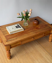 Load image into Gallery viewer, Vintage Pine Coffee Table