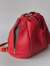 Load image into Gallery viewer, Vintage Red Victoria Leather Purse