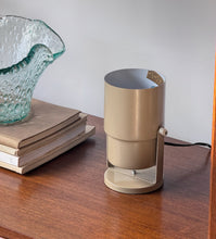 Load image into Gallery viewer, Vintage Beige Enamel Spotlight Lamp