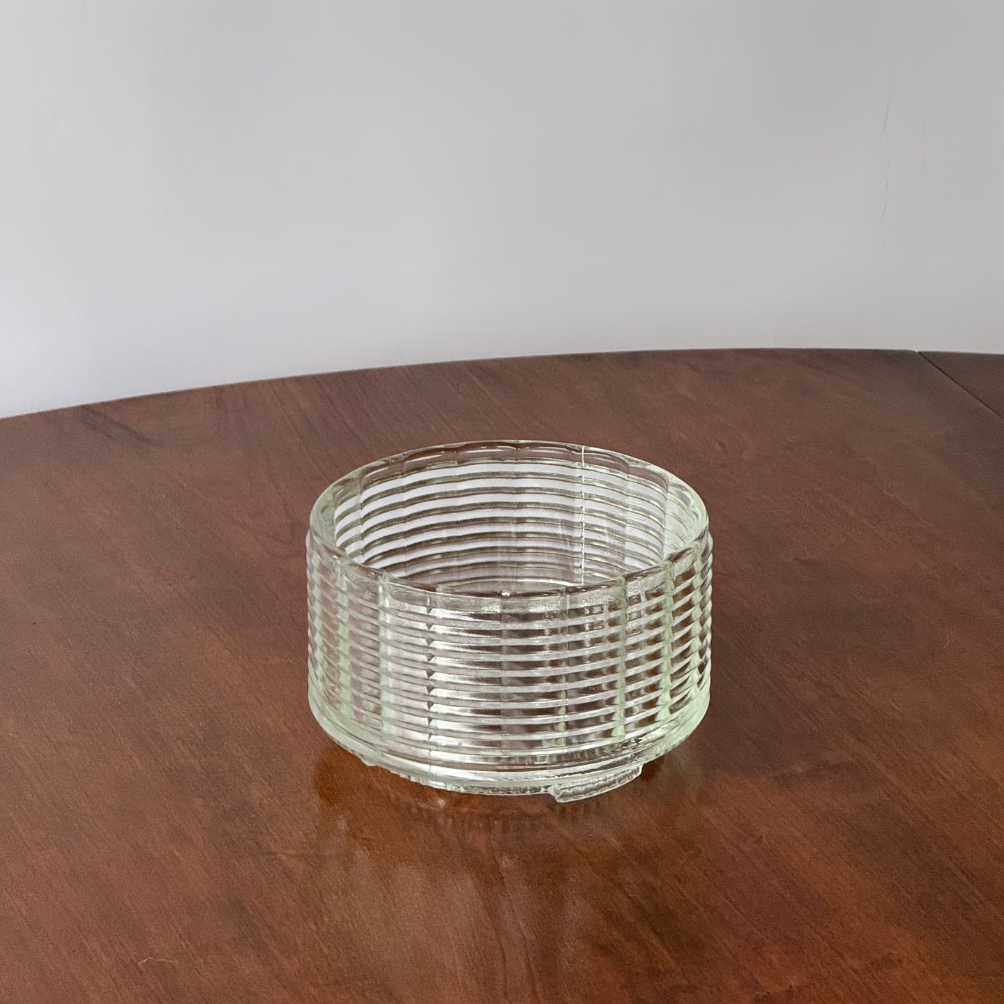 Vintage Footed Crystal Planter