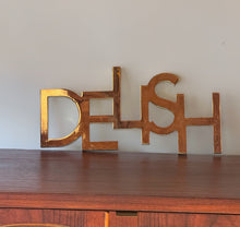 Load image into Gallery viewer, Vintage 1970&#39;s &#39;Delish&#39; Brass Trivet