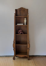 Load image into Gallery viewer, Tall Antique Ornate Wooden Shelf