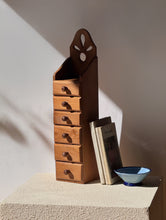 Load image into Gallery viewer, Vintage Wooden Spice and Tea Cabinet