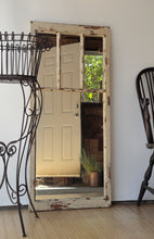 Load image into Gallery viewer, Primitive Distressed Hanging Mirror